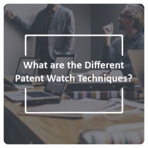 What are the Different Patent Watch Techniques